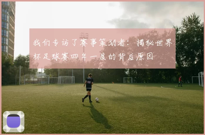我们专访了赛事策划者:揭秘世界杯足球赛四年一度的背后原因