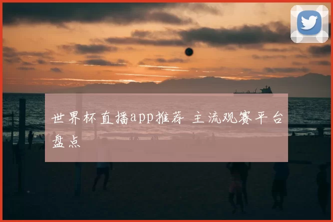 世界杯直播app推荐 主流观赛平台盘点